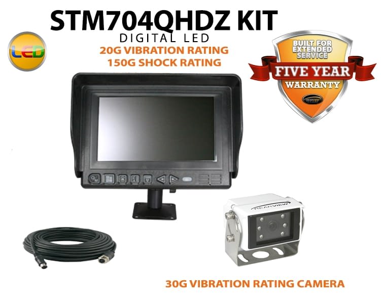 ULTRA HEAVY DUTY 7″ REAR VIEW BACKUP CAMERA KIT SmarTruck HD